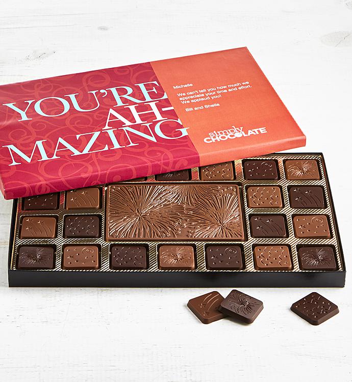 Simply Chocolate® You're Amazing Personalized Box